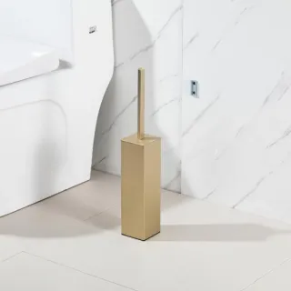 Настенный ёршик для унитаза Gappo G904-3 золотой сатин